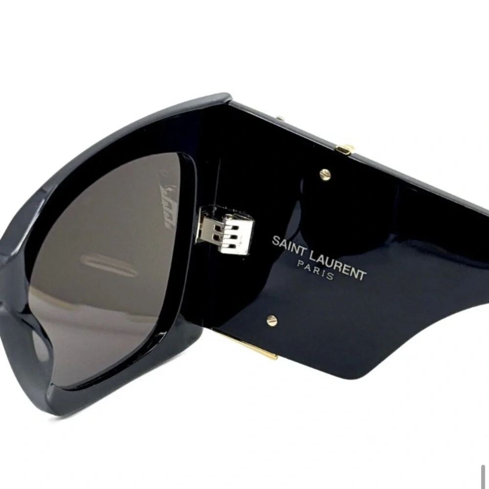 Authentic Saint Laurent SL M119 BLAZE cat eye Sunglasses with gold YSL emblem - Picture 15 of 16